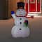 6ft. White Iridescent LED Twinkling Snowman Outdoor Christmas Décor